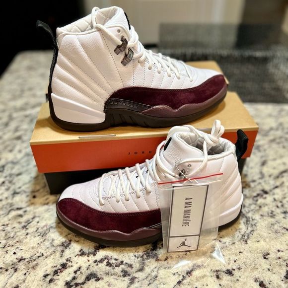Jordan Shoes - Air Jordan 12 Retro x A Ma Maniére “Burgundy Crush” size 7.5W